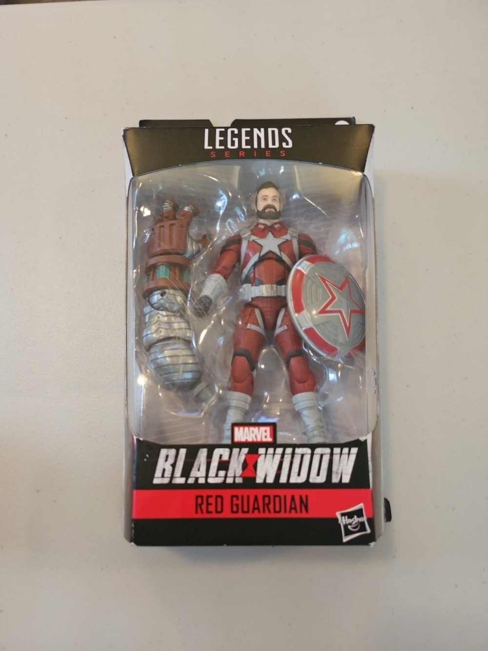 Marvel Legends Series Black Widow Red Guardian Build A Figure